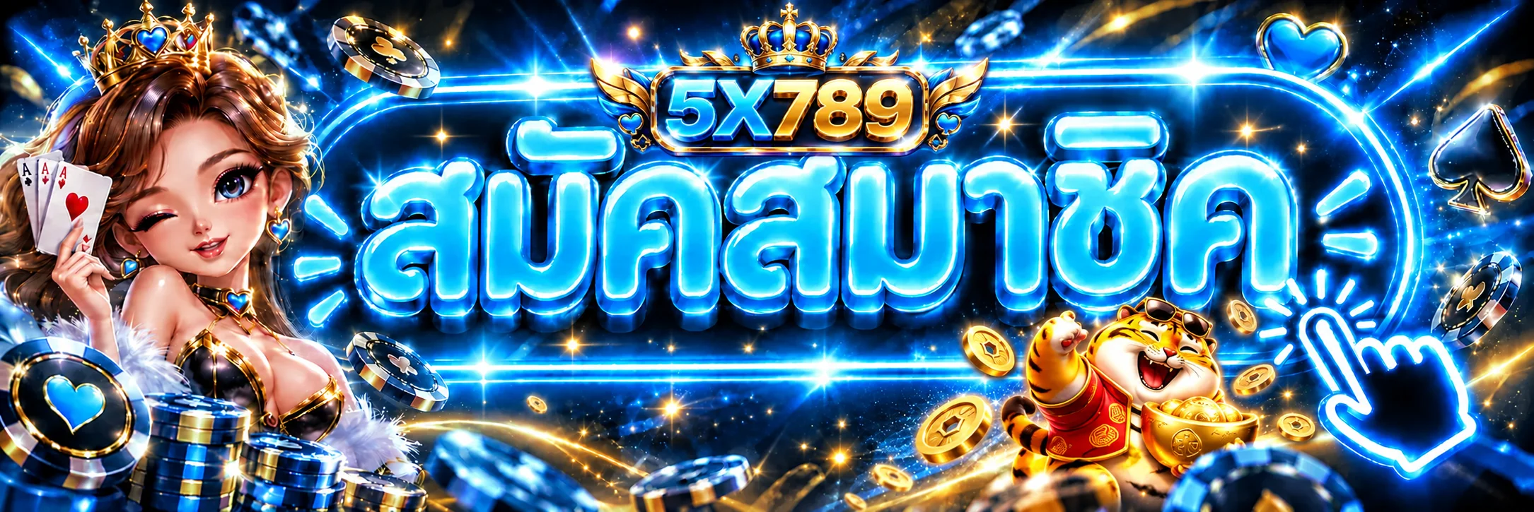 ภาพประกอบ 5X789 เข้าสู่ระบบ สมัครสมาชิก และดูแลบัญชี